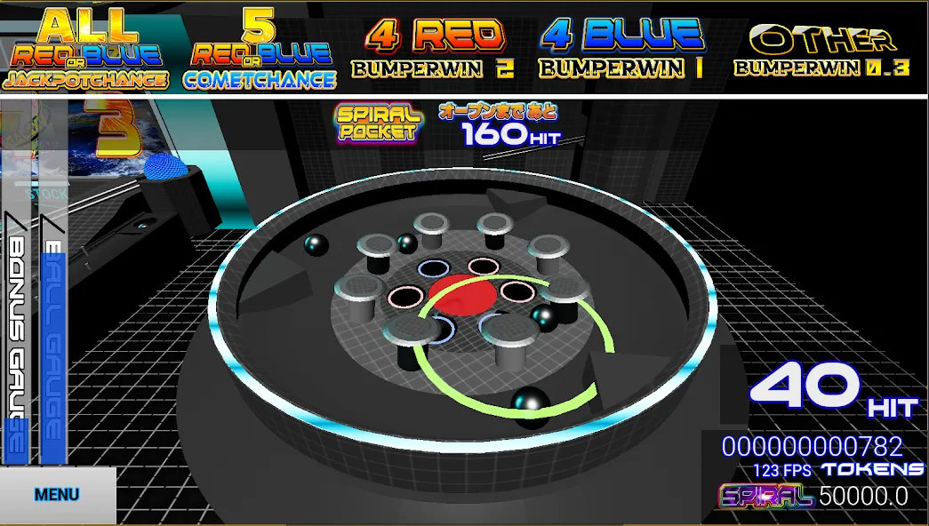CosmoSpiral(メダルゲーム] [MOD: безлимитные монеты и бонусы] (Бесплатно / APK) — скриншот 2