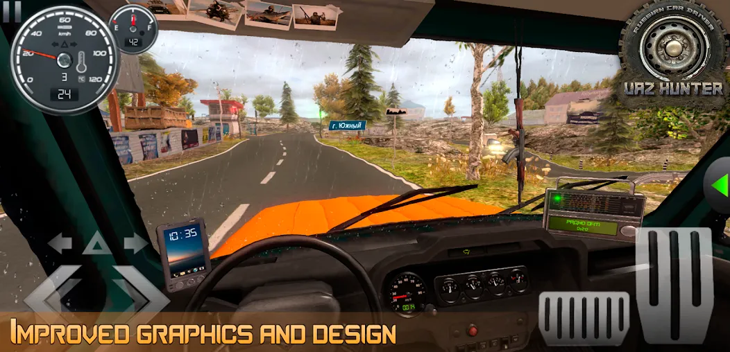 Russian Car Driver Uaz Hunter [MOD: безлимитные деньги и топливо] последняя версия — скриншот 5