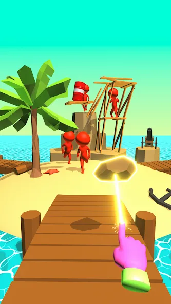 Magic Finger 3D [MOD: безлимитные деньги и все уровни] на Андроид — скриншот 2