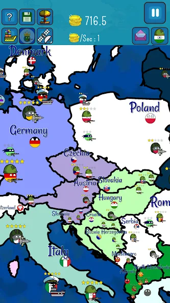 Dictators : No Peace [MOD: без рекламы и много денег] (Бесплатно / APK) — скриншот 3