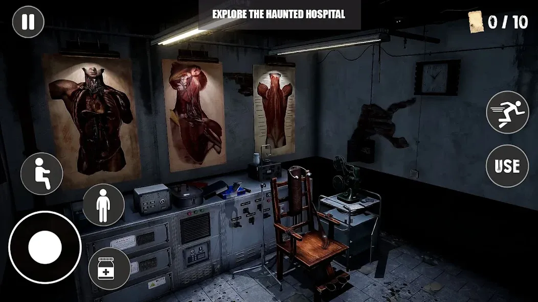 Scary Haunted Hospital Morgue [MOD: страшный морг и открытые уровни] на Андроид — скриншот 3