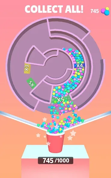 Взломанная Multi Maze 3D [MOD: без рекламы и все уровни открыты] на Андроид — скриншот 1