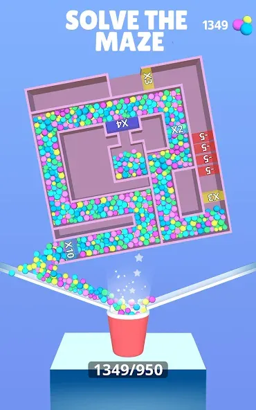Взломанная Multi Maze 3D [MOD: без рекламы и все уровни открыты] на Андроид — скриншот 4