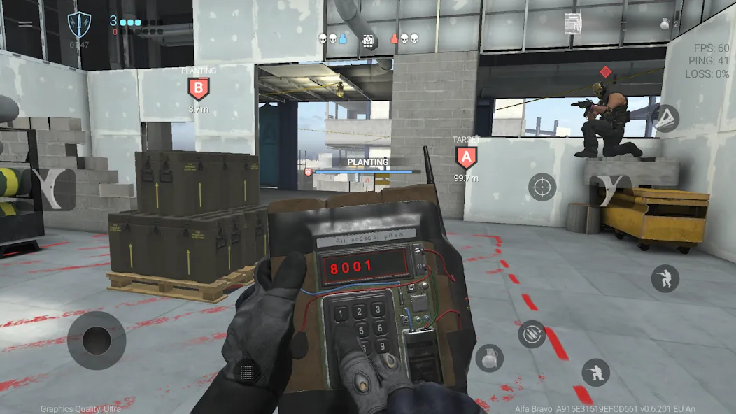 Взломанная Combat Master Mobile FPS [MOD: бесконечные патроны и улучшенное оружие] на Андроид — скриншот 4