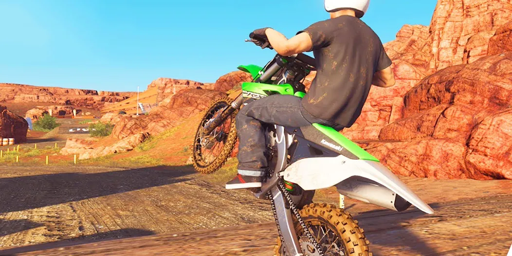 Скачать взлом Dirt MX Bikes KTM Motocross 3D [MOD: безлимитные деньги и открыты все уровни] — скриншот 5