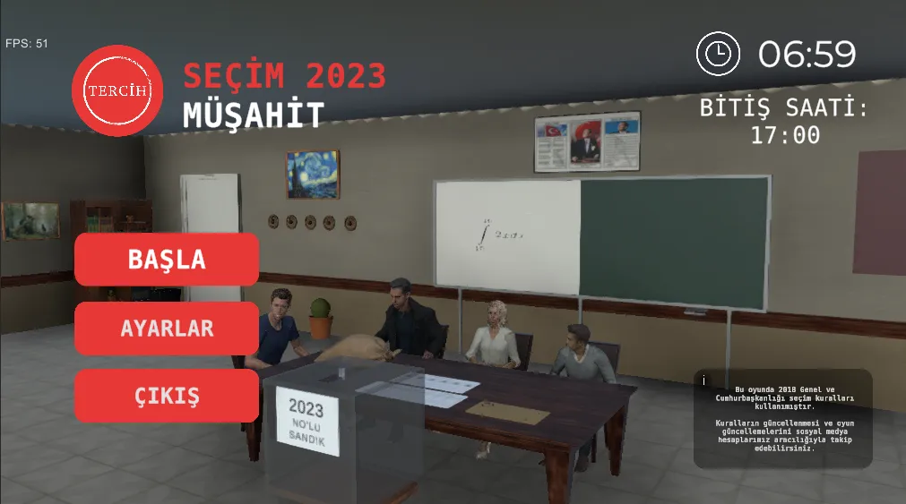 Seçim 2023 Müşahit oyunu [MOD: неограниченные голоса и все уровни] последняя версия — скриншот 1