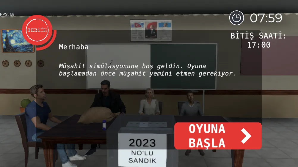 Seçim 2023 Müşahit oyunu [MOD: неограниченные голоса и все уровни] последняя версия — скриншот 2