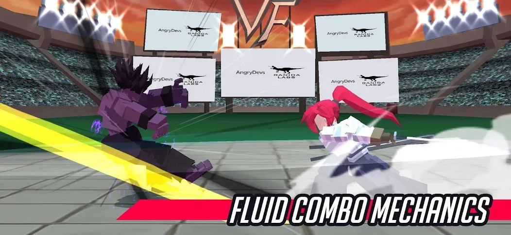 Скачать Vita Fighters [MOD: разблокированы все бойцы и режимы] на телефон — скриншот 4