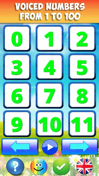 Numbers for kids 1 to 10 Math [MOD: все числа и задания открыты] — Скачать бесплатно (APK) — скриншот 1