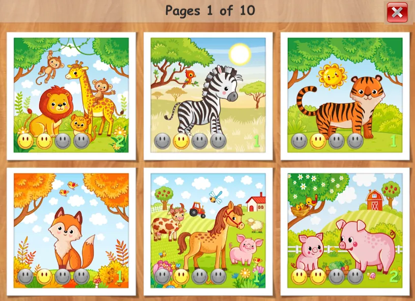 Kids puzzles - 3 and 5 years [MOD: открыты все пазлы и уровни] на Андроид — скриншот 3