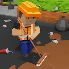 Cleaning Idle [MOD: безлимитные деньги и всё открыто] (Бесплатно / APK)
