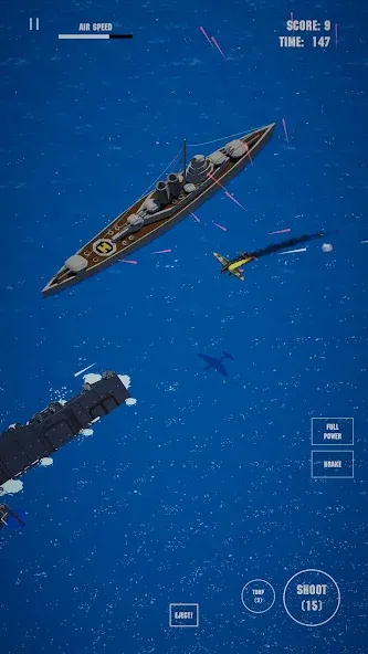 Взломанная Jet Attack Move [MOD: безлимитные ракеты и открыты все самолёты] на Андроид — скриншот 4