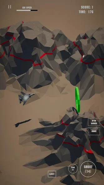 Взломанная Jet Attack Move [MOD: безлимитные ракеты и открыты все самолёты] на Андроид — скриншот 5