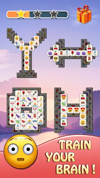 Tile Match Emoji -Triple Tile [MOD: безлимитные подсказки и жизни] (Бесплатно / APK) — скриншот 5