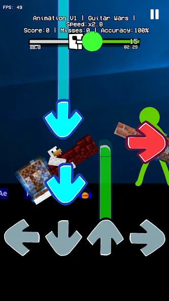 Скачать Beat Fight Stickman Full Week [MOD: безлимитные деньги и все персонажи] — скриншот 3