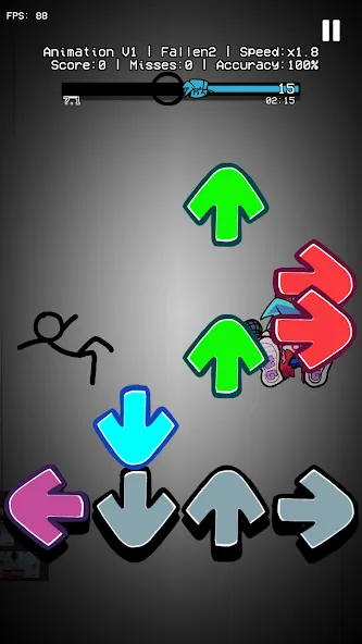 Скачать Beat Fight Stickman Full Week [MOD: безлимитные деньги и все персонажи] — скриншот 5