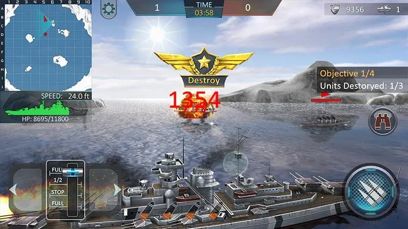 Warship Attack 3D [MOD: безлимитные деньги и патроны] — Скачать бесплатно (APK) — скриншот 4