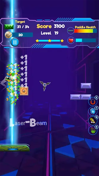 Brick Breaker- Bricks 3d Game [MOD: безлимитные жизни и усиленные бонусы] последняя версия — скриншот 4