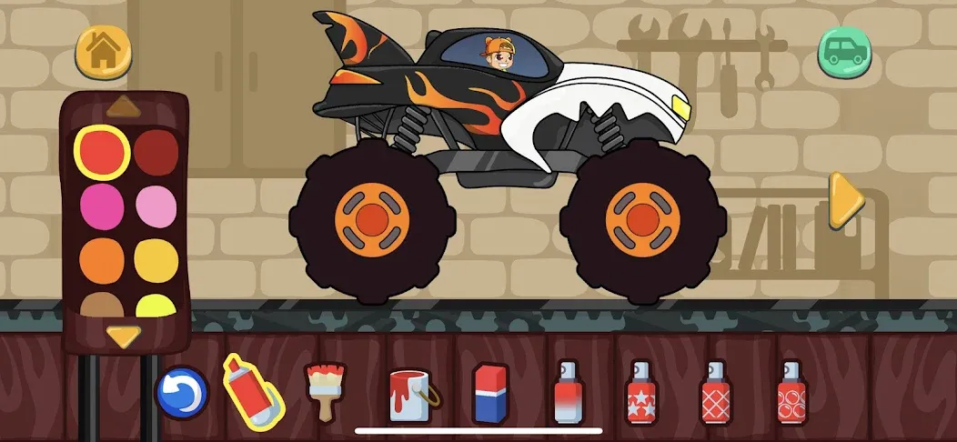 Скачать взлом Vlad & Niki Car Games for Kids [MOD: открыты все машины и трассы] — скриншот 1