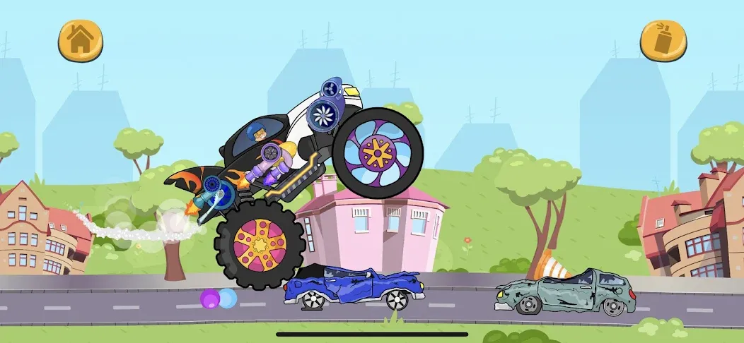 Скачать взлом Vlad & Niki Car Games for Kids [MOD: открыты все машины и трассы] — скриншот 2