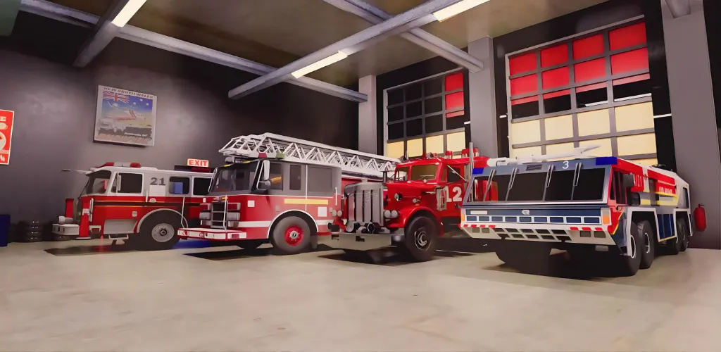 Скачать взлом Real Firefighter 3D Simulator [MOD: безлимитные деньги и топливо] — скриншот 4