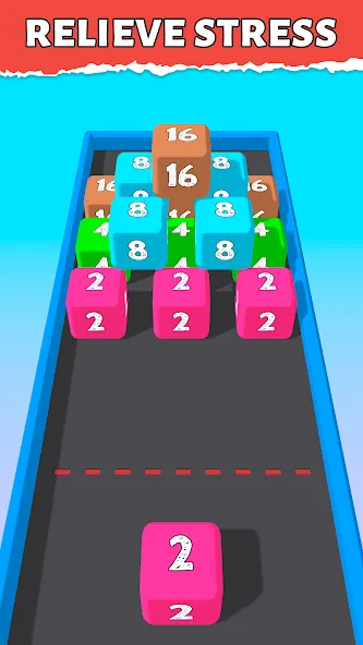 Bounce Merge 2048 Join Numbers [MOD: безлимитные монеты и подсказки] на Андроид — скриншот 3