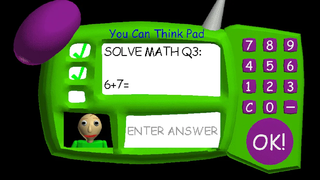 Baldi's Basics Classic [MOD: безлимитные подсказки и лёгкое прохождение] — Скачать бесплатно (APK) — скриншот 2