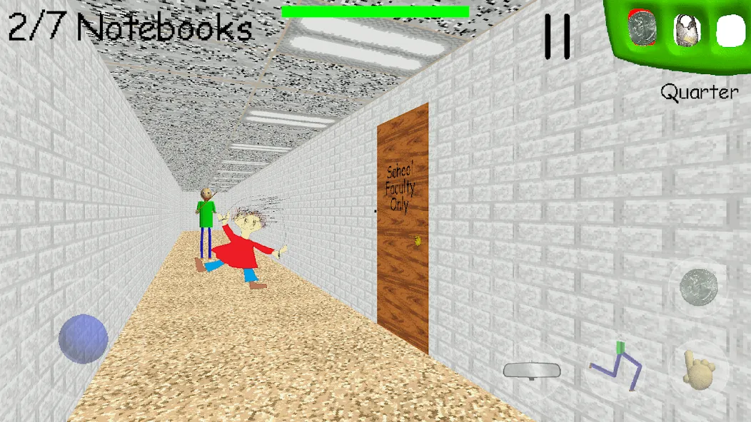 Baldi's Basics Classic [MOD: безлимитные подсказки и лёгкое прохождение] — Скачать бесплатно (APK) — скриншот 3