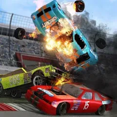 Demolition Derby 2 [MOD: безлимитные деньги и топливо] на Андроид