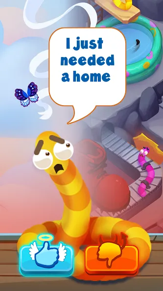 Worm out: Brain teaser games [MOD: без рекламы и все уровни открыты] (Бесплатно / APK) — скриншот 2