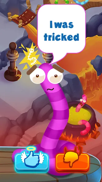 Worm out: Brain teaser games [MOD: без рекламы и все уровни открыты] (Бесплатно / APK) — скриншот 3