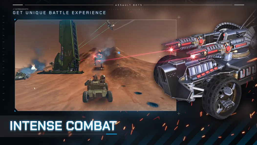 Скачать Assault Bots: Multiplayer [MOD: безлимитные деньги и усиленные роботы] — скриншот 4