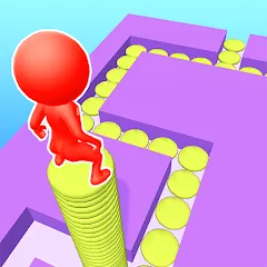 Скачать Stacky Dash [MOD: безлимитные монеты и все уровни]