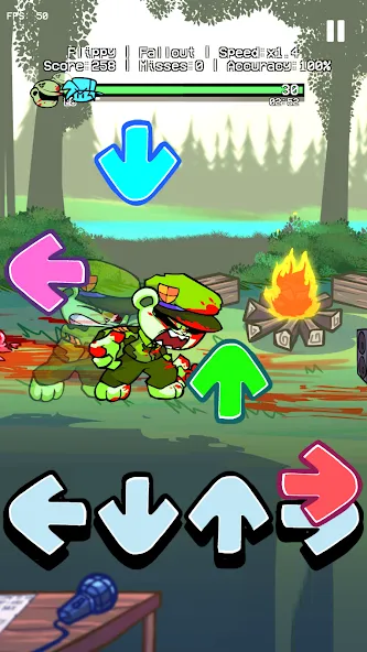 Flippy Flippin Out V1 Mod [MOD: безлимитные монеты и все уровни открыты] последняя версия — скриншот 1