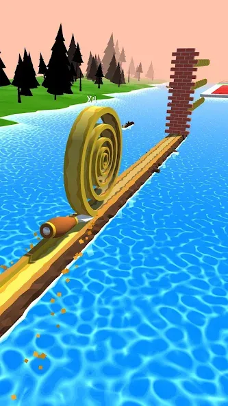 Spiral Roll [MOD: безлимитные деньги и алмазы] (Бесплатно / APK) — скриншот 2