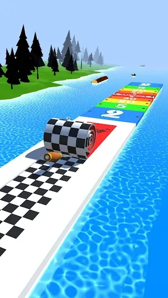 Spiral Roll [MOD: безлимитные деньги и алмазы] (Бесплатно / APK) — скриншот 4