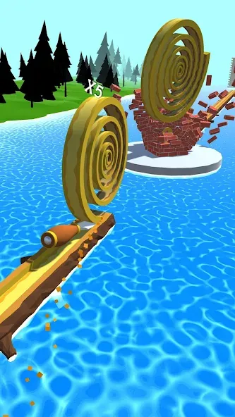 Spiral Roll [MOD: безлимитные деньги и алмазы] (Бесплатно / APK) — скриншот 5