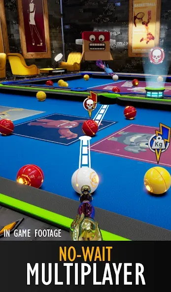 Скачать Pool Blitz [MOD: безлимитные монеты и все уровни] — скриншот 3
