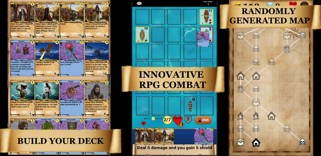 Скачать взлом RogueShip - RPG Roguelike Card [MOD: безлимитные деньги и открыты карты] — скриншот 2