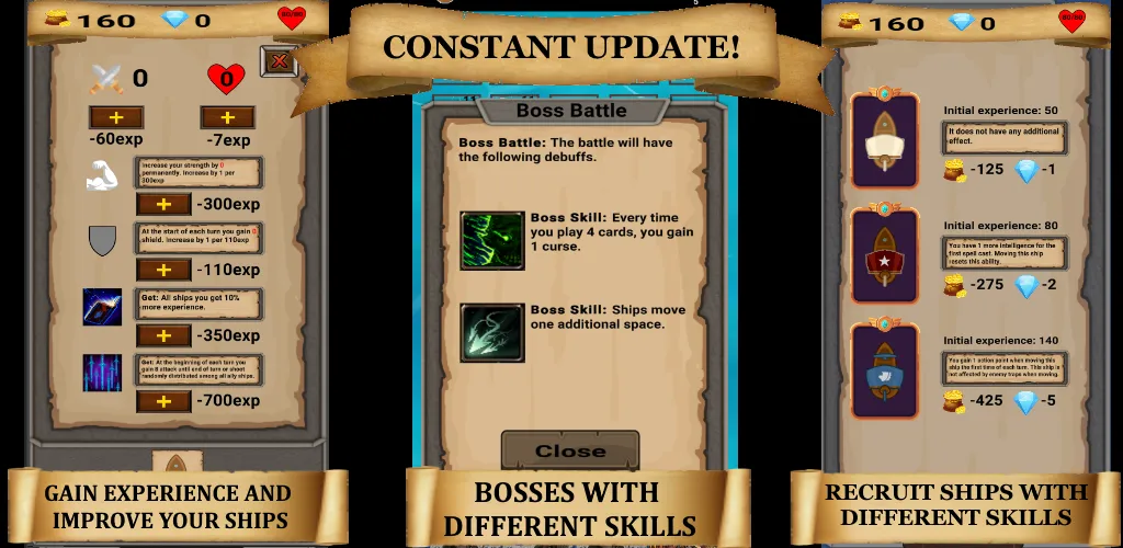 Скачать взлом RogueShip - RPG Roguelike Card [MOD: безлимитные деньги и открыты карты] — скриншот 5