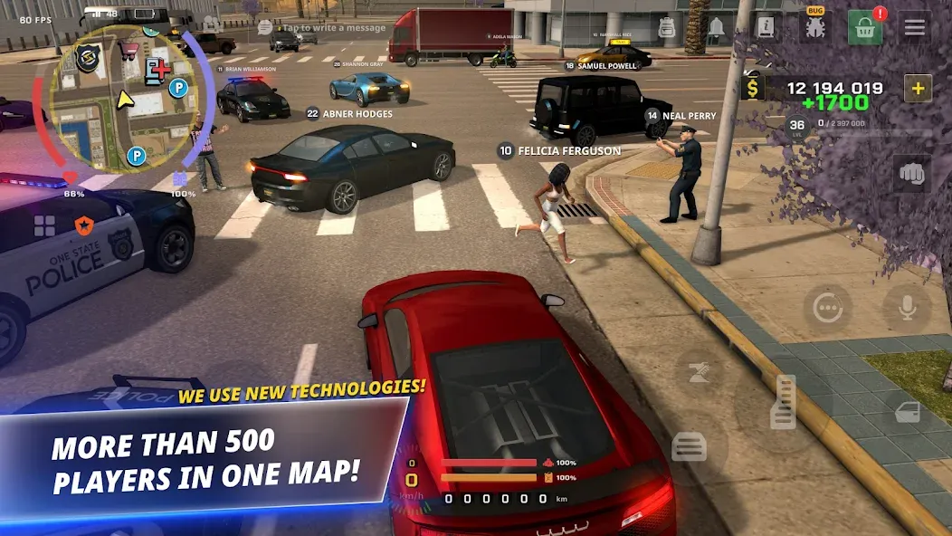 Скачать One State RP - Life Simulator [MOD: безлимитные деньги и премиум доступ] на телефон — скриншот 1