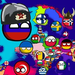 Countryballs: World War Simula [MOD: безлимитные ресурсы и все страны открыты] — Скачать бесплатно (APK)