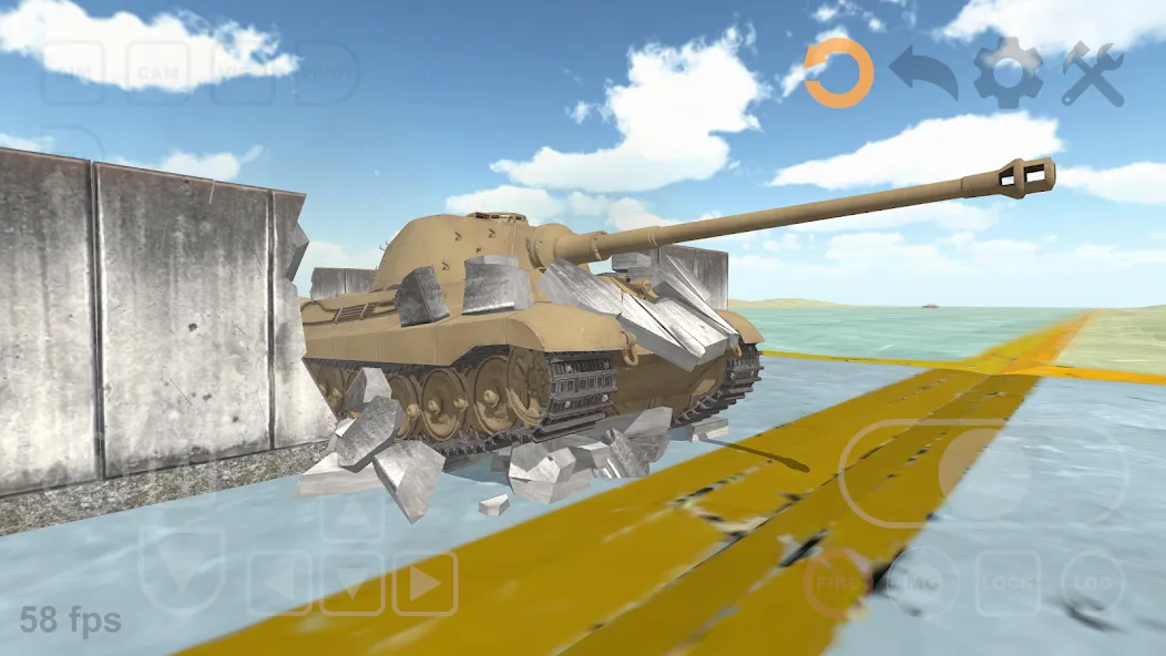 Tank Physics Mobile Vol.3 [MOD: улучшенная физика и танки] — Скачать бесплатно (APK) — скриншот 1