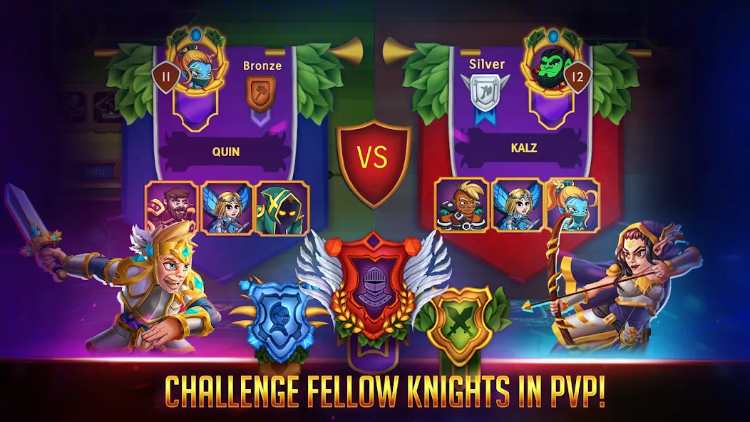 Forest Knight - Tactical RPG [MOD: безлимитные ресурсы и усиленные герои] (Бесплатно / APK) — скриншот 4