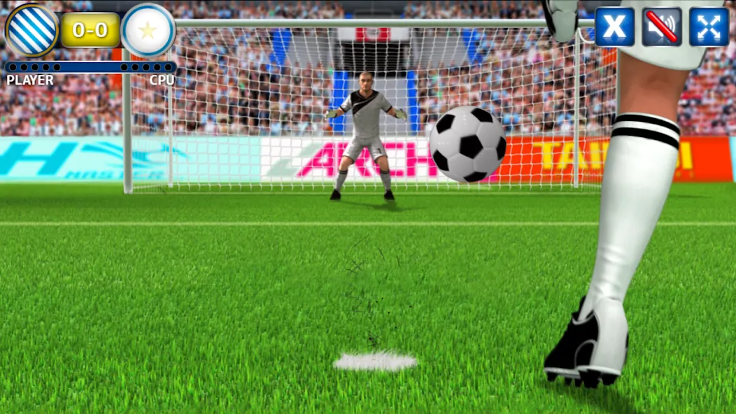 Взломанная Penalty Challenge Multiplayer [MOD: много монет и все открыто] на Андроид — скриншот 2