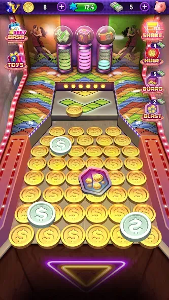 Coin Pusher [MOD: много монет и бонусов] — Скачать бесплатно (APK) — скриншот 1