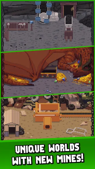 Idle Cave Miner [MOD: безлимитные ресурсы и быстрая добыча] на Андроид — скриншот 2