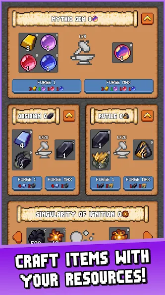 Idle Cave Miner [MOD: безлимитные ресурсы и быстрая добыча] на Андроид — скриншот 4