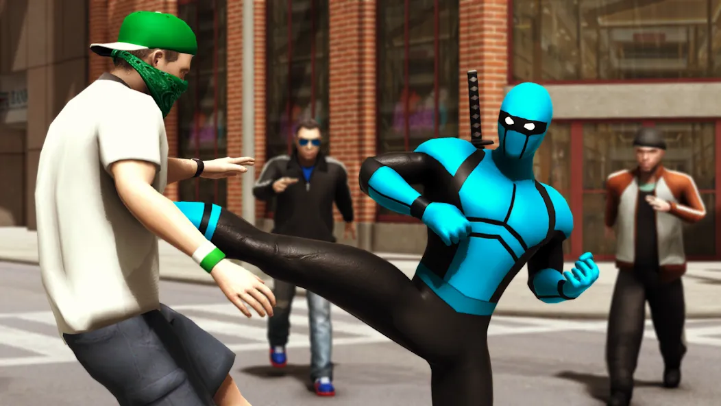 Blue Ninja : Superhero Game [MOD: безлимитные деньги и все уровни открыты] — Скачать бесплатно (APK) — скриншот 1