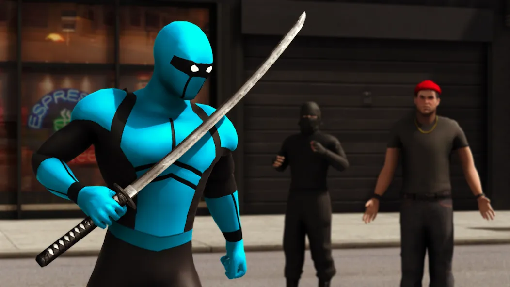Blue Ninja : Superhero Game [MOD: безлимитные деньги и все уровни открыты] — Скачать бесплатно (APK) — скриншот 2